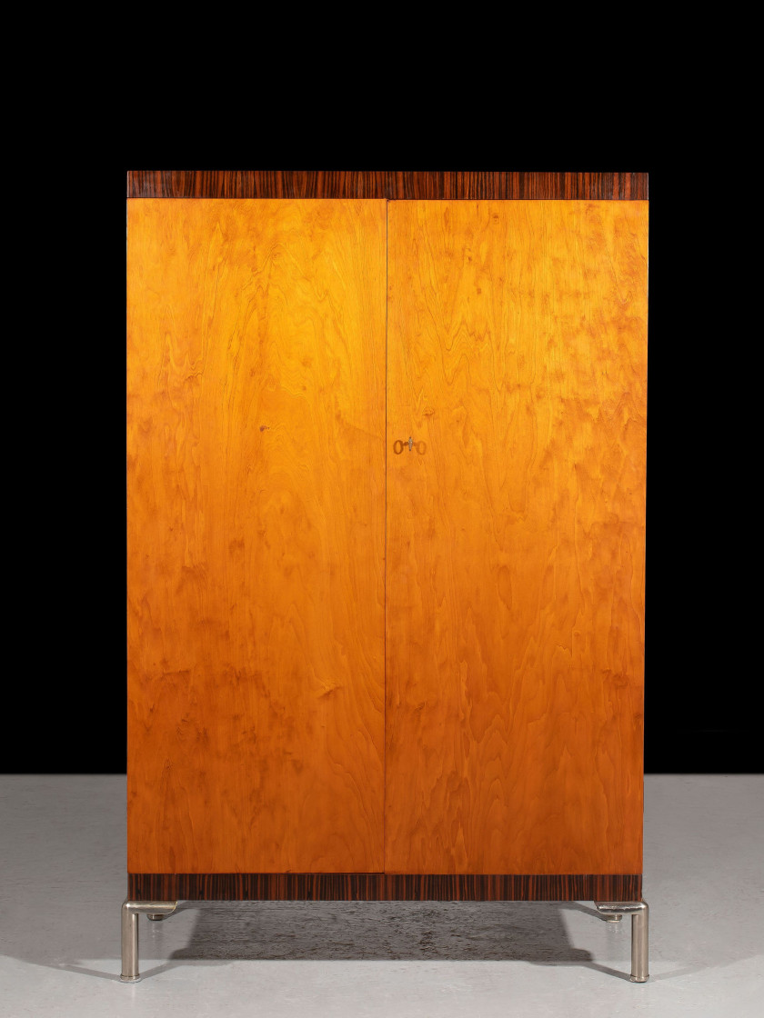 Axel Einar HJORTH 1888 - 1959 Cabinet dit « Record » - circa 1930