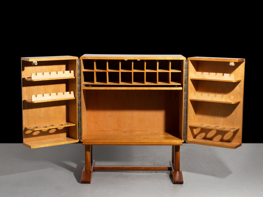 Otto FAERGE  Meuble bar – circa 1950