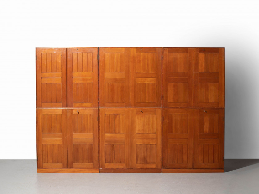 Mogens KOCH 1898-1992 Bibliothèque modulable - 1954
