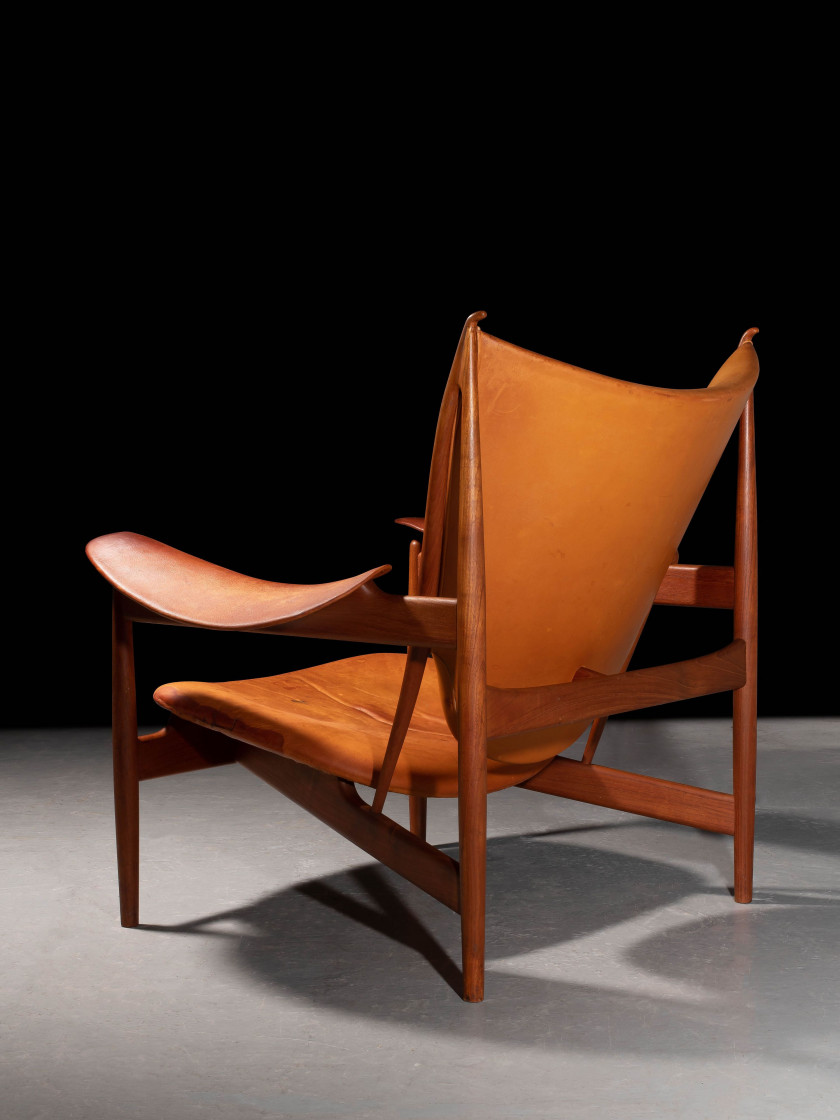 Finn JUHL 1912-1989 Rare fauteuil mod. FJ49 dit « Chieftain Chair » - 1949