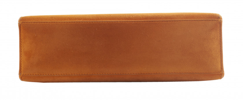 HERMÈS 2006  Pochette KELLY Veau Doblis orange Garniture métal argenté palladié  Pochette KELLY Orange Doblis calfsk...