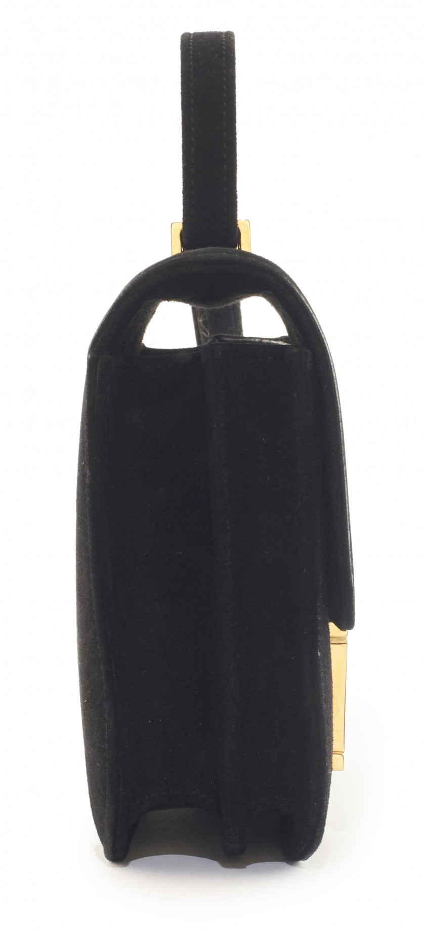 HERMÈS 1996  Sac Mini CONSTANCE 18 Veau Doblis noir Garniture métal plaqué or  Mini CONSTANCE 18 bag Black Doblis ca...
