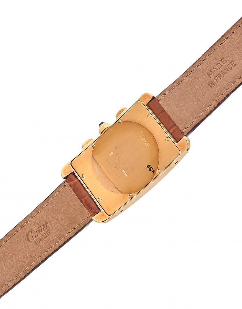 CARTIER Tank Américaine Chronoreflex, réf. 1730, n° C147770 Vers 1995