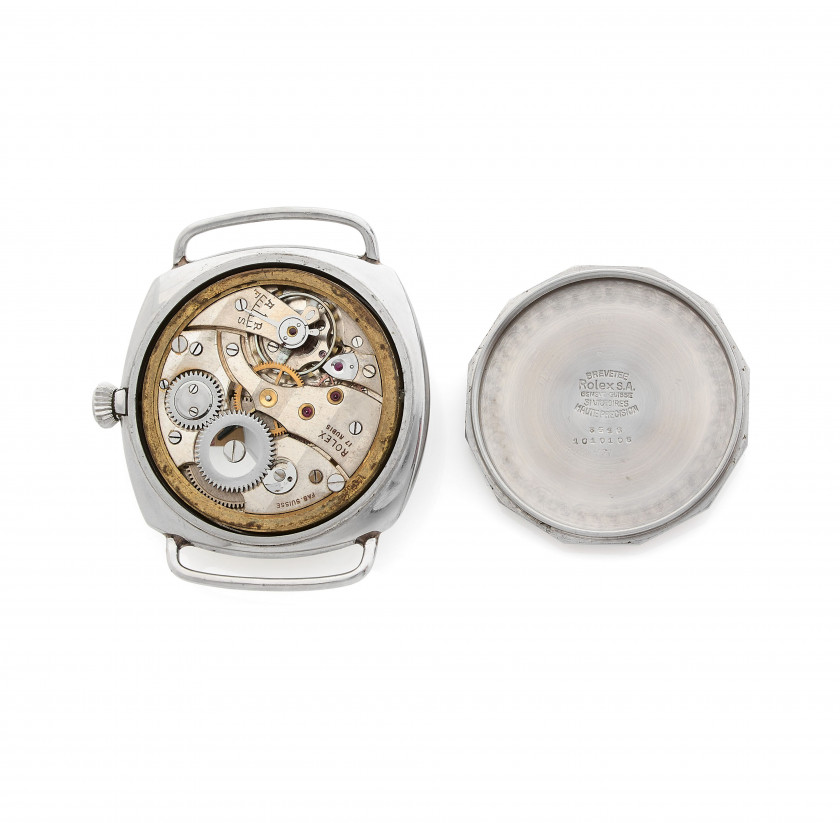 PANERAI/ROLEX Radiomir "Plastic rivet dial", réf. 3646 / Type C, n° 1010106 Vers 1942/1943