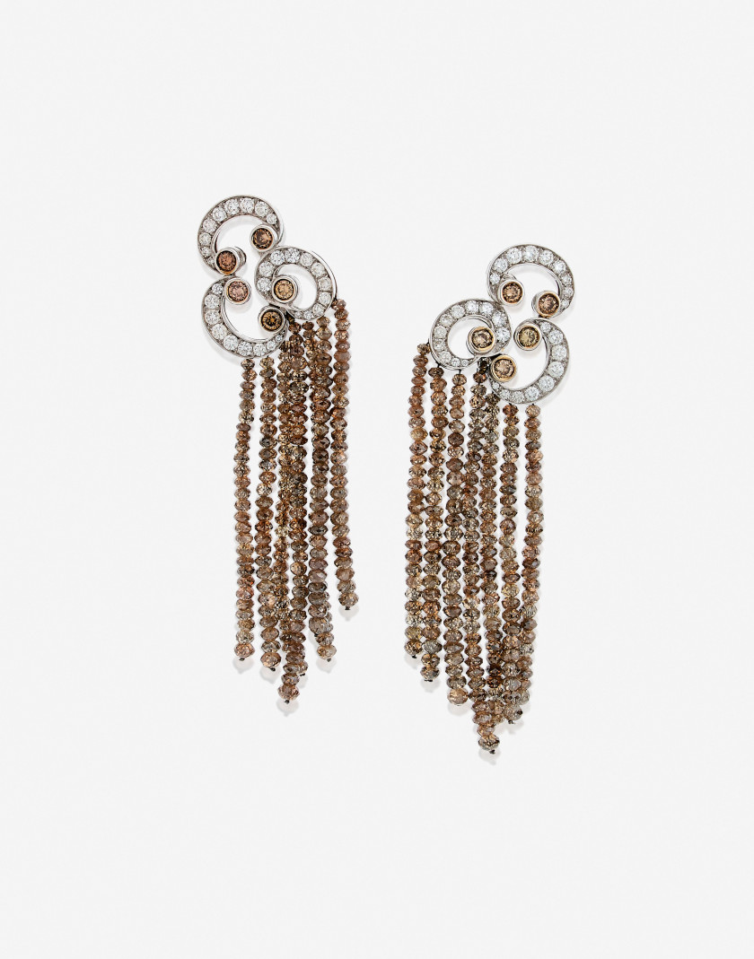 Paire de pendants d'oreilles