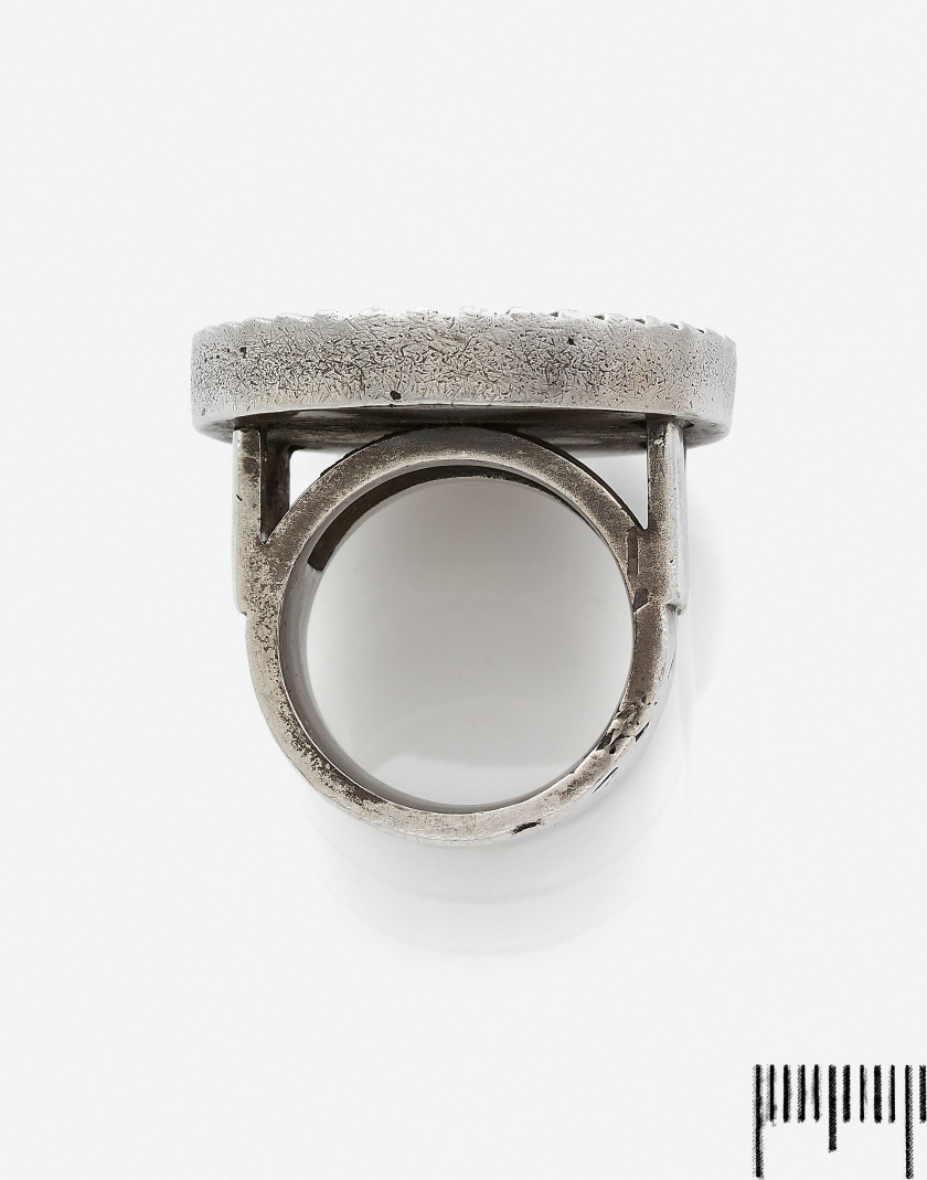 Jean DESPRES (1889-1980)  Bague d'homme, collection "bijoux moteurs"