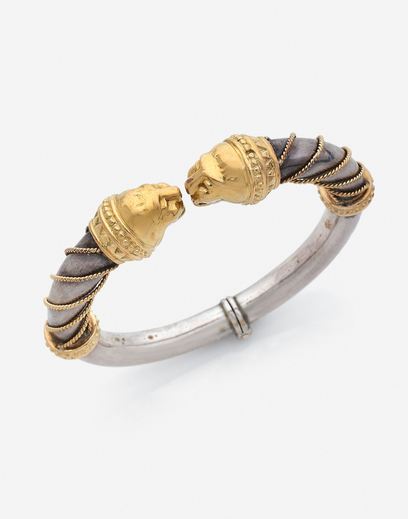ZOLOTAS  Bracelet et bague joncs