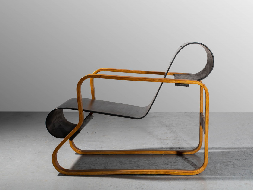 Alvar AALTO 1898 - 1976 Fauteuil mod. 41 dit « Paimio » - création 1932