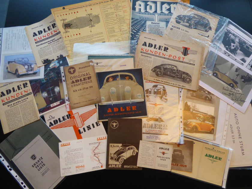 1938 Adler 2.5 L Type 10 Cabriolet par Karmann