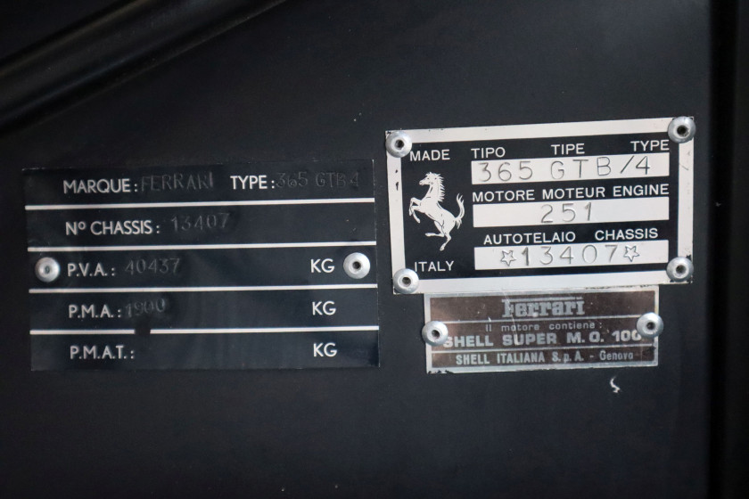 1970 Ferrari 365 GTB/4 Daytona par Scaglietti