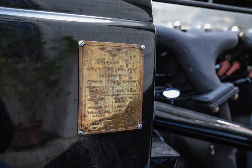 1936 Jaguar SS100 2,5 L roadster