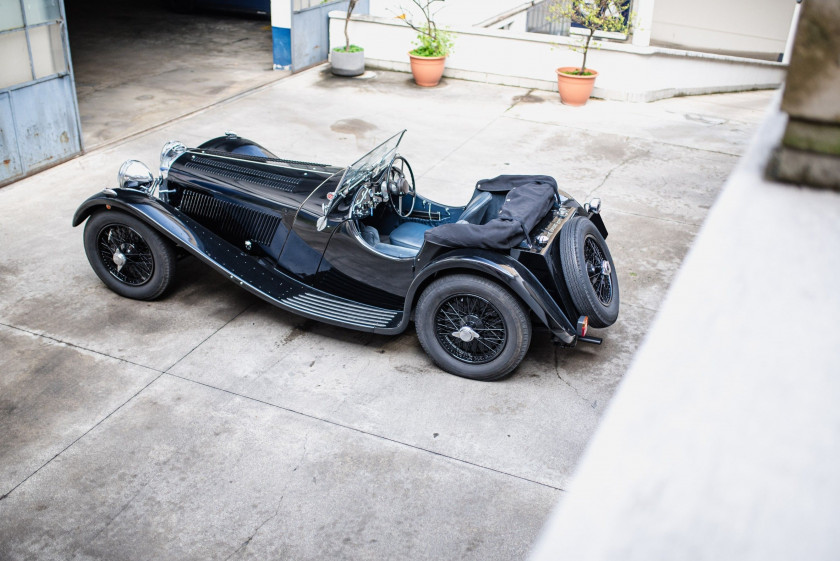 1936 Jaguar SS100 2,5 L roadster
