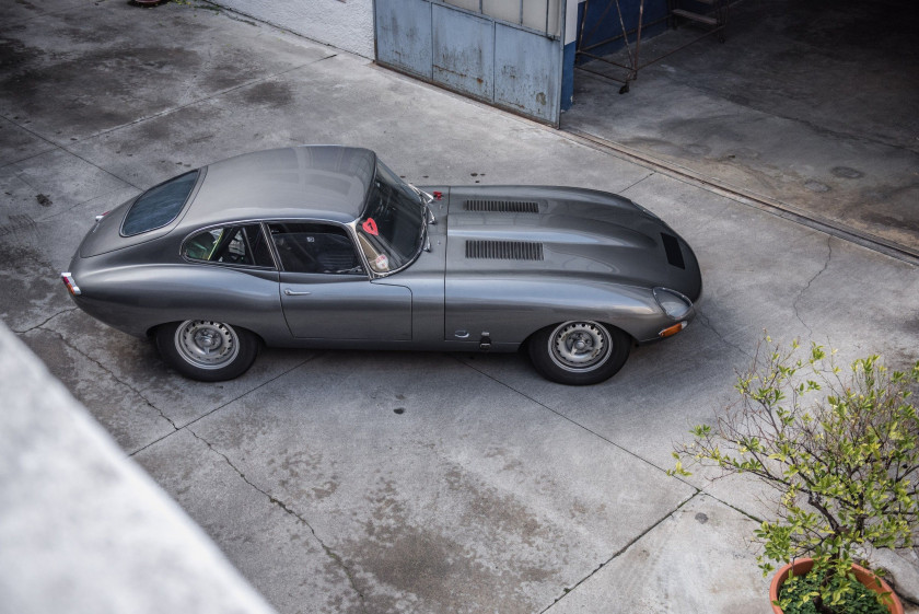 1963 Jaguar Type E Série 1 3,8L coupé préparation "lightweight"