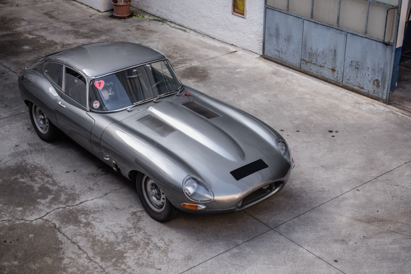 1963 Jaguar Type E Série 1 3,8L coupé préparation "lightweight"