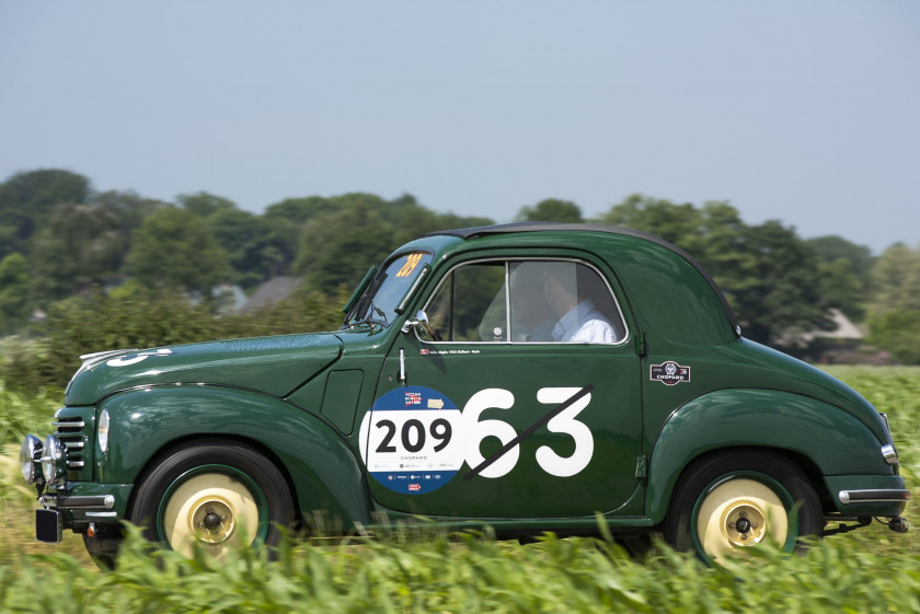 1951 Fiat 500C Topolino Ex-Mille Miglia 1952 et Giro di Sicilia 1952