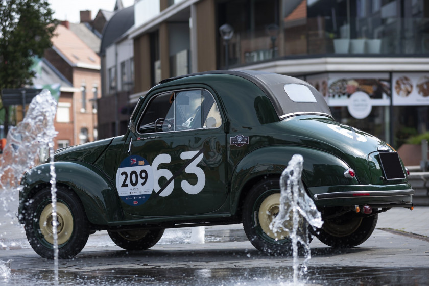 1951 Fiat 500C Topolino Ex-Mille Miglia 1952 et Giro di Sicilia 1952