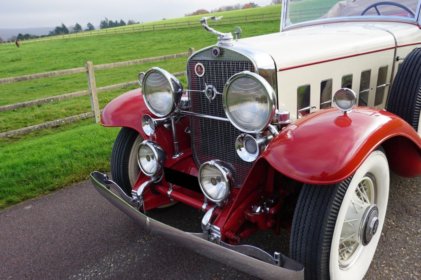 1931 Cadillac convertible coupé V12 370A par Fleetwood