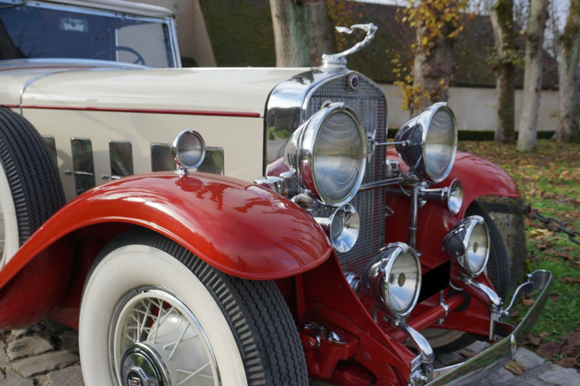 1931 Cadillac convertible coupé V12 370A par Fleetwood