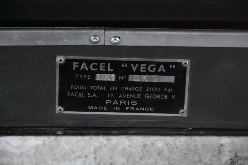 1960 Facel Vega HK 500 (HK1)  No reserve