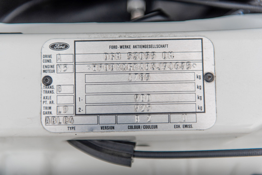 1995 Ford Escort RS Cosworth  No reserve