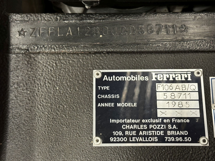 1985 Ferrari 308 GTBi Quattrovalvole