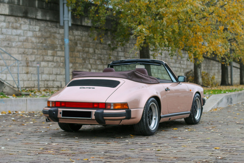 1989 Porsche 911 Carrera 3.2L Cabriolet   No reserve