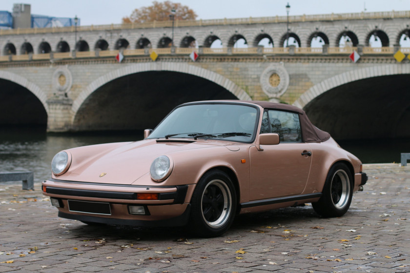 1989 Porsche 911 Carrera 3.2L Cabriolet   No reserve