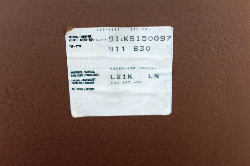 1989 Porsche 911 Carrera 3.2L Cabriolet   No reserve