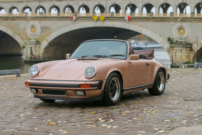 1989 Porsche 911 Carrera 3.2L Cabriolet   No reserve