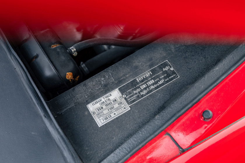 1981 Ferrari 208 GTB par Pininfarina  No reserve