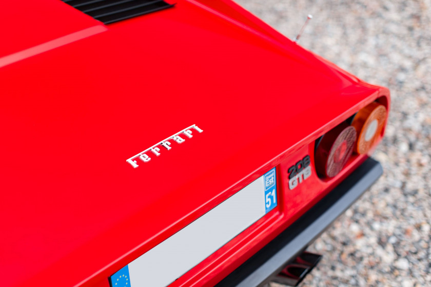 1981 Ferrari 208 GTB par Pininfarina  No reserve