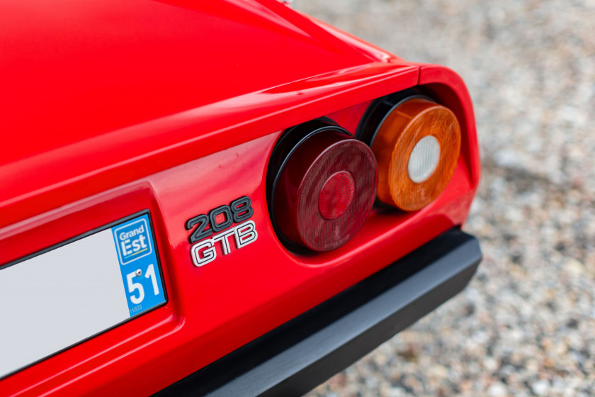 1981 Ferrari 208 GTB par Pininfarina  No reserve