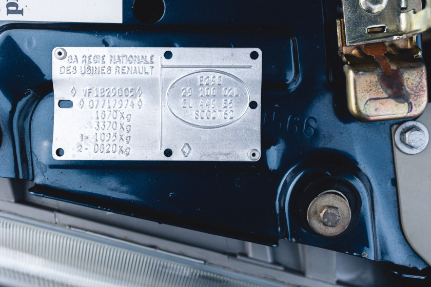 1992 Renault 25 V6 Turbo Baccara