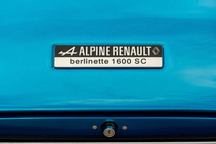 1976 Alpine Renault A110 1600 SC/VD
