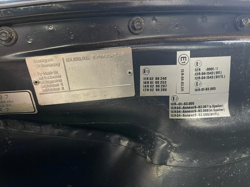 1987 Porsche 911 3,2L G50  No reserve