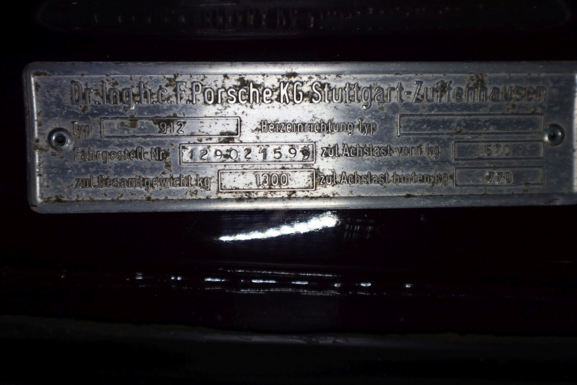 1968 Porsche 912  No reserve