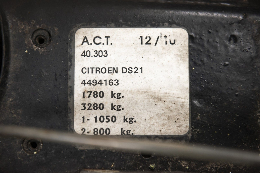 1968 Citroën DS 21M Cabriolet Chapron