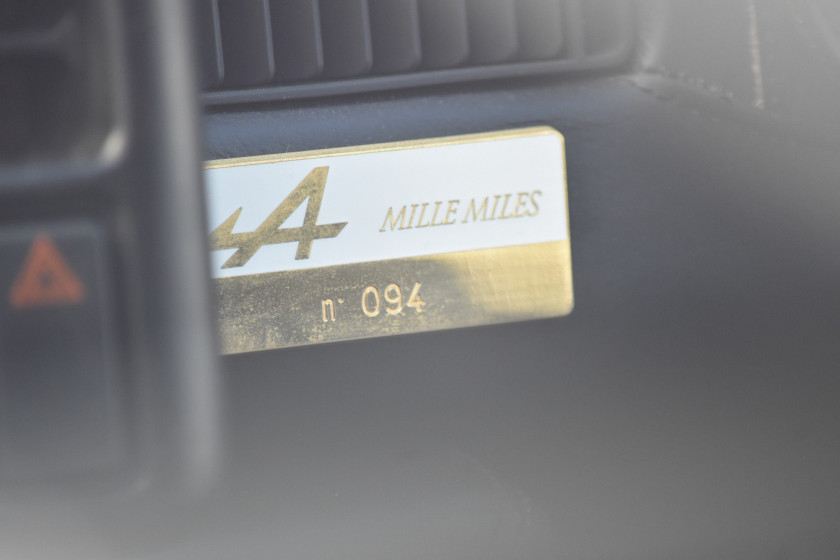 1989 Alpine GTA V6 Turbo Mille Miles  No reserve