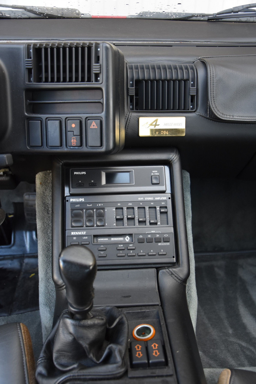 1989 Alpine GTA V6 Turbo Mille Miles  No reserve