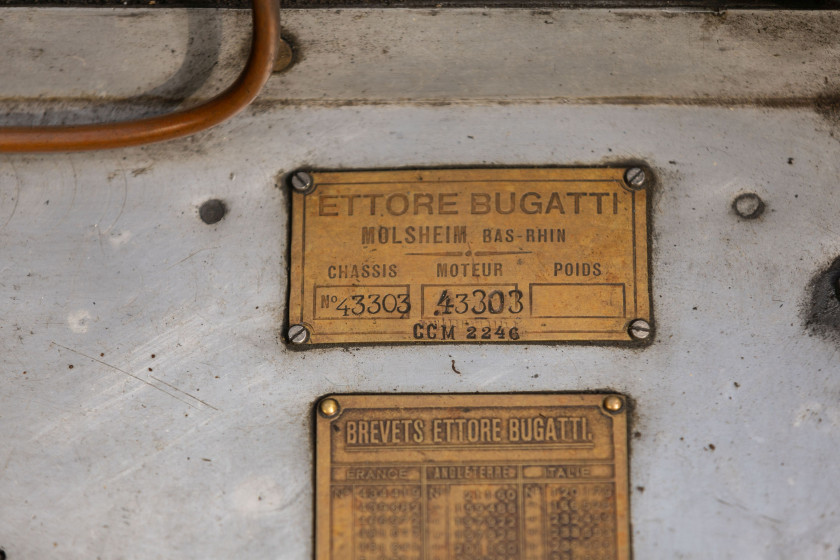 1931 Bugatti Type 43 Grand Sport 'Prima Donna'  No reserve