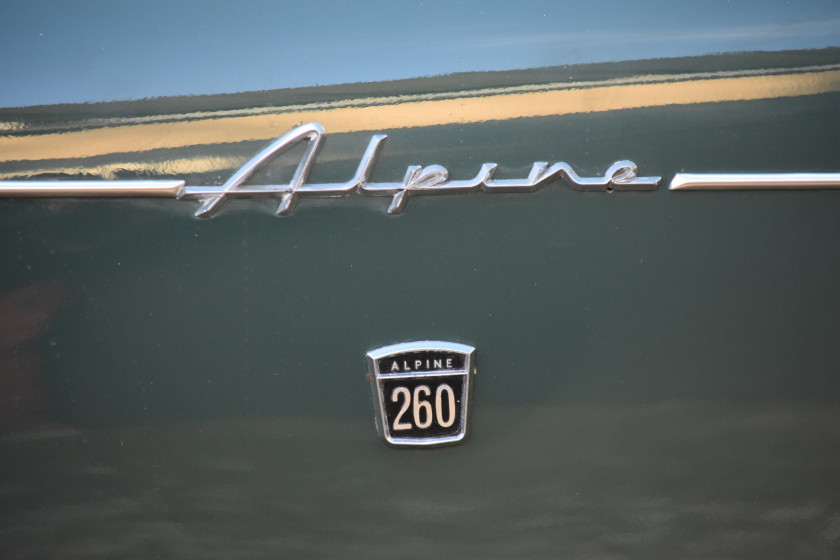 1967 Sunbeam Alpine Tiger V8 260 MK I avec hard-top  No reserve