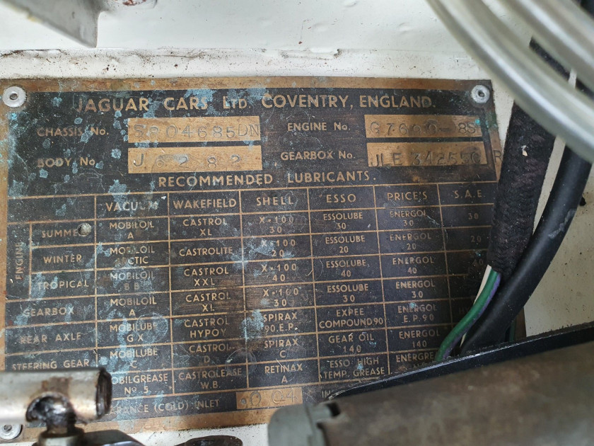 1956 Jaguar XK140 FHC  No reserve