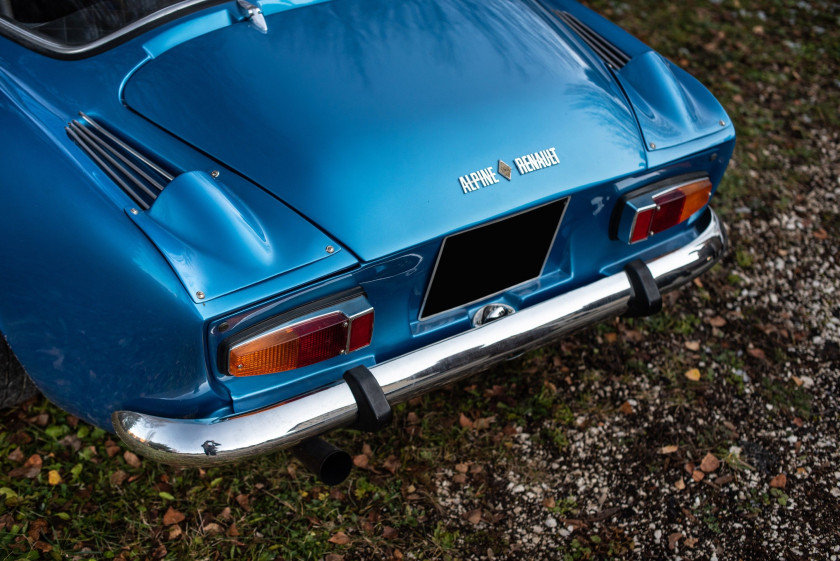1975 Renault Alpine A110 1300 berlinette  No reserve
