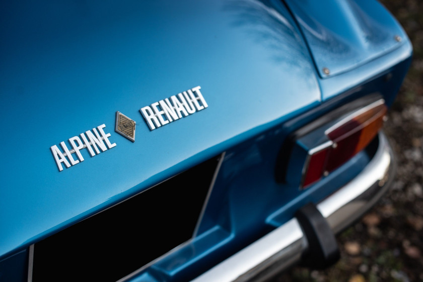 1975 Renault Alpine A110 1300 berlinette  No reserve
