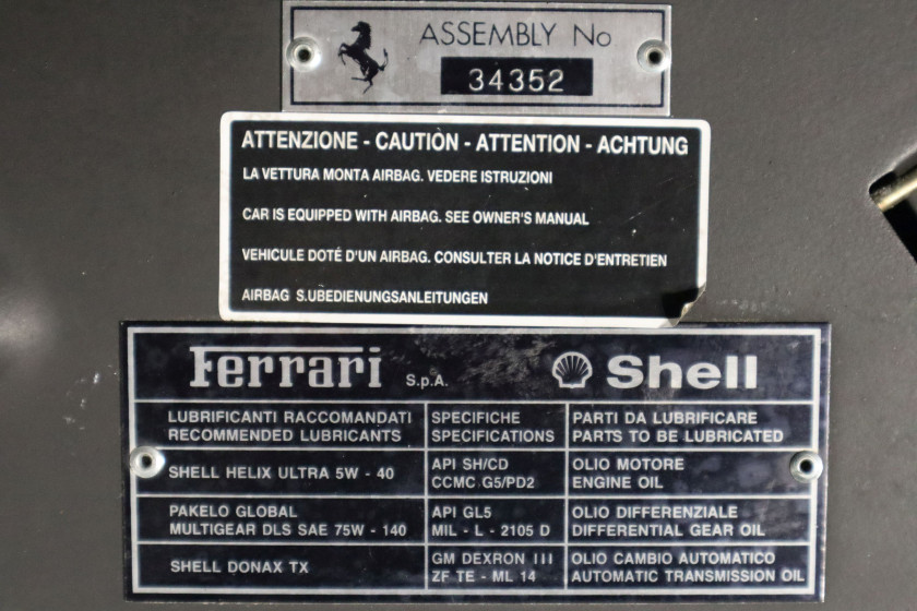 2000 Ferrari 456M GTA par Pininfarina  No reserve