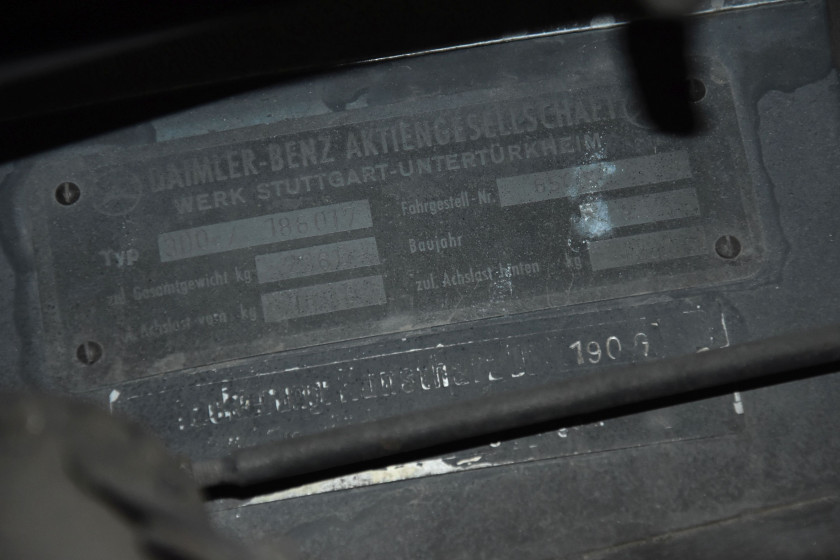 1956 Mercedes-Benz 300 C Adenauer  No reserve