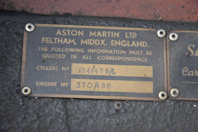 1960 Aston Martin DB4 Série 2