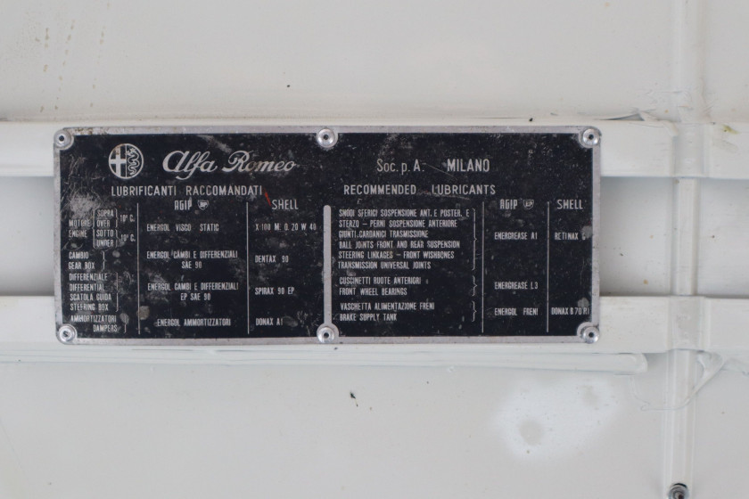 1956 Alfa Romeo Giulietta 1300 Spider 'Passo Corto'   No reserve