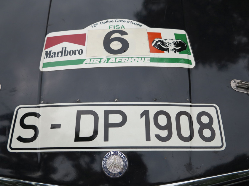 1979 Mercedes-Benz 450/500 SLC Rallye, voiture d'usine