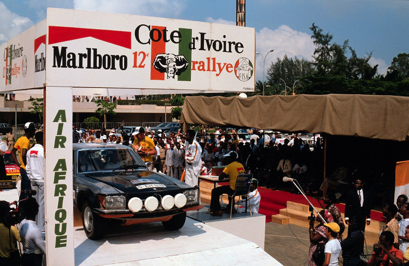 1979 Mercedes-Benz 450/500 SLC Rallye, voiture d'usine